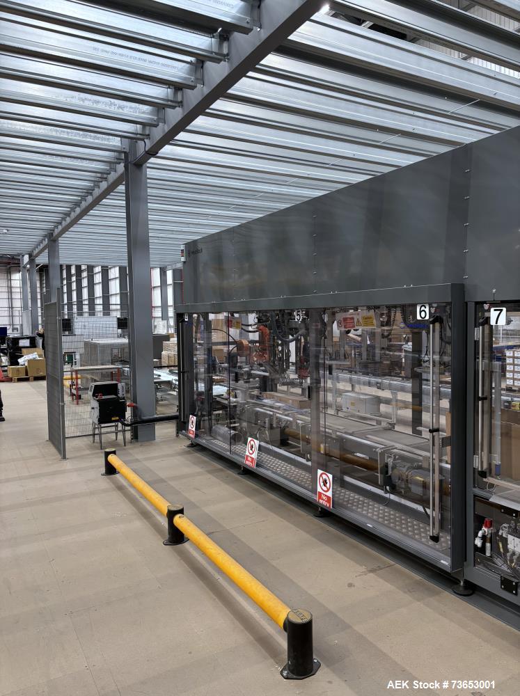 Used Automated Case Packing System | Lantech Erectors, BoxSizer & Conveyor Packaging Line
