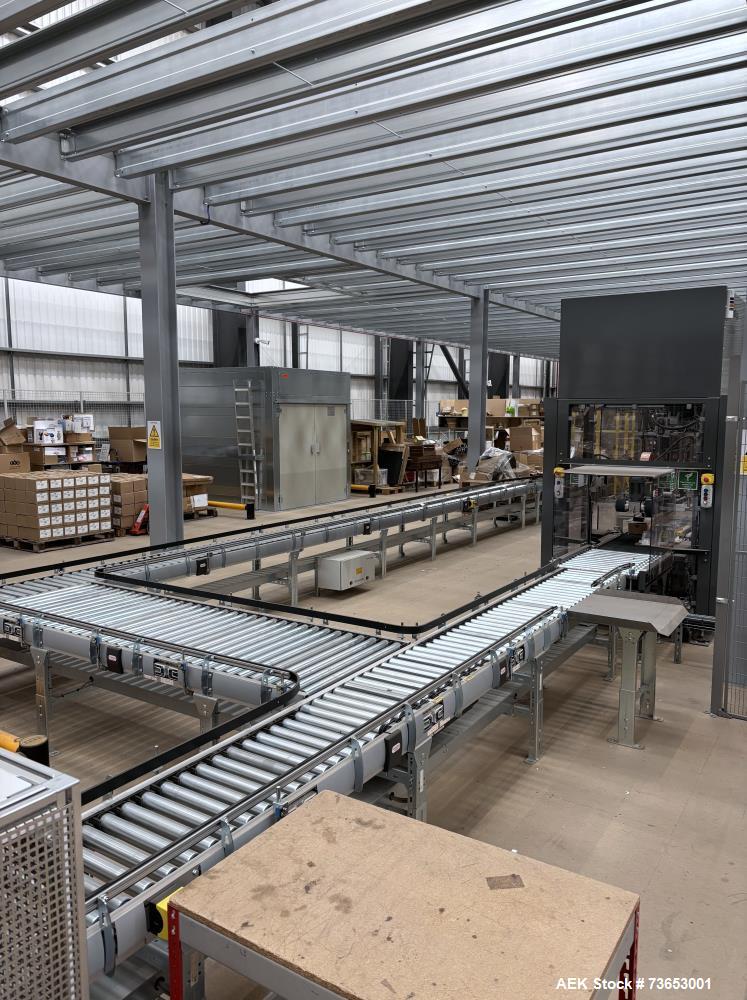 Used Automated Case Packing System | Lantech Erectors, BoxSizer & Conveyor Packaging Line