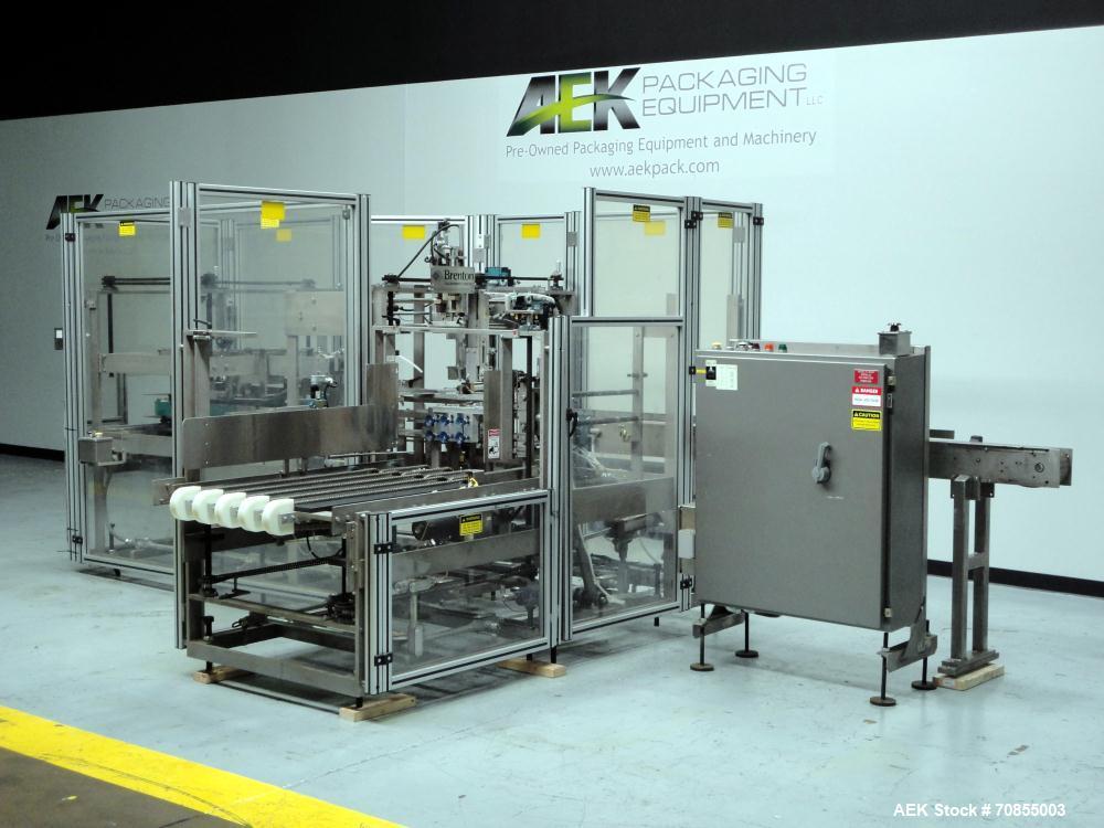 Used Brenton Model TL-KD-CP Top Load Case Packer