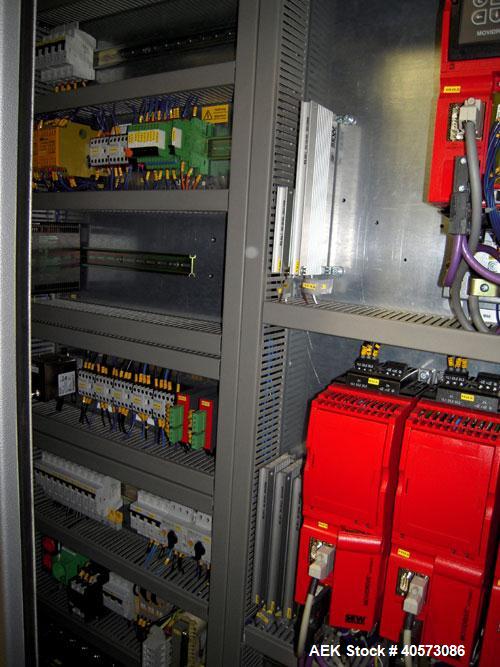 Used Skinetta CP150 Automatic Top Load Robotic Case Erector, Packer And Sealer. Has AB PLC controls, tape seal system and was last running bundles into top load case. Packer Erector / Sealer CP 150. ...