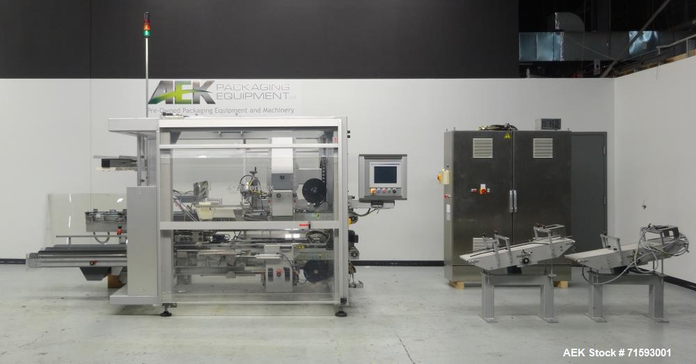 Used Cermex Gebo Model SD-59 Compact Top Loading Robotic Carton Case Packer