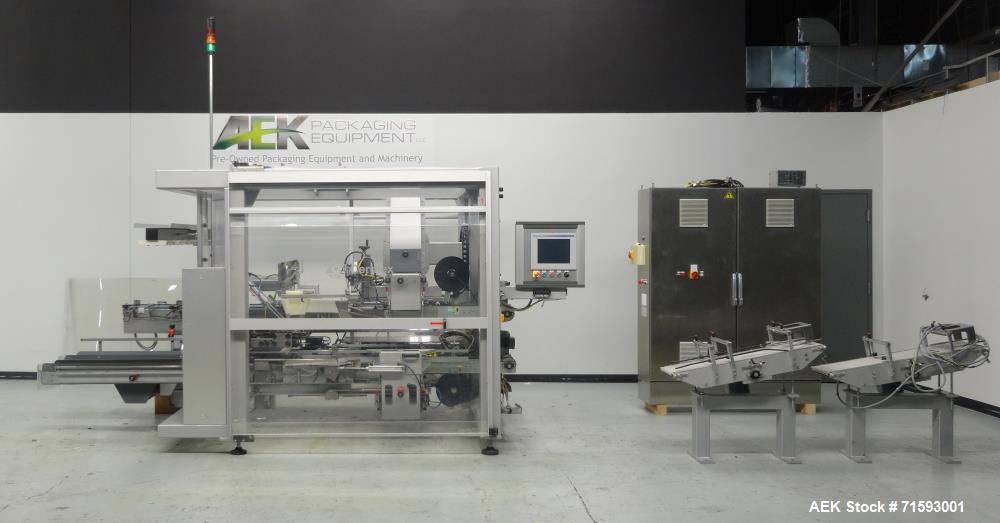 Used- Cermex Gebo Model SD-59 Compact Top Loading Robotic Carton Case Packer