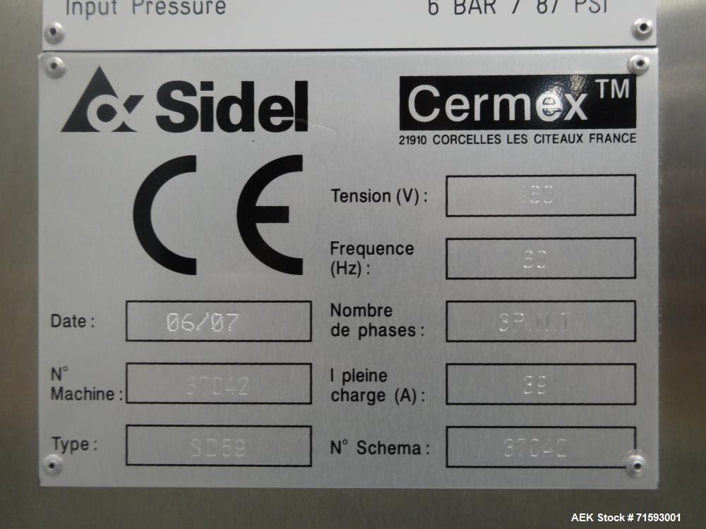 Used Cermex Gebo Model SD-59 Compact Top Loading Robotic Carton Case Packer