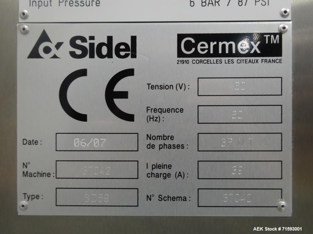 Used- Cermex Gebo Model SD-59 Compact Top Loading Robotic Carton Case Packer