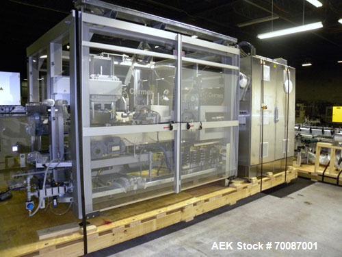 Used- Cermex Sidel Model SD-59 Compact Top Loading Robotic Case Packer