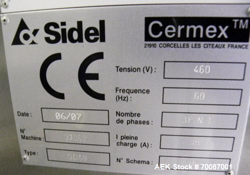 Used Cermex Sidel Model SD-59 Compact Top Loading Robotic Case Packer