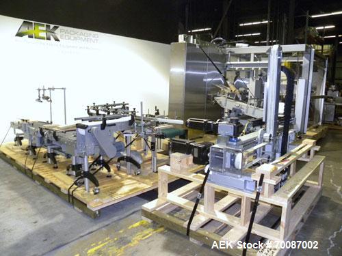 Used Cermex Sidel Model SD-59 Compact Top Loading Robotic Case Packer