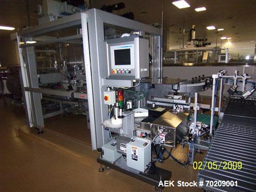 Used Cermex Sidel Model SD-59 Compact Top Loading Robotic Case Packer