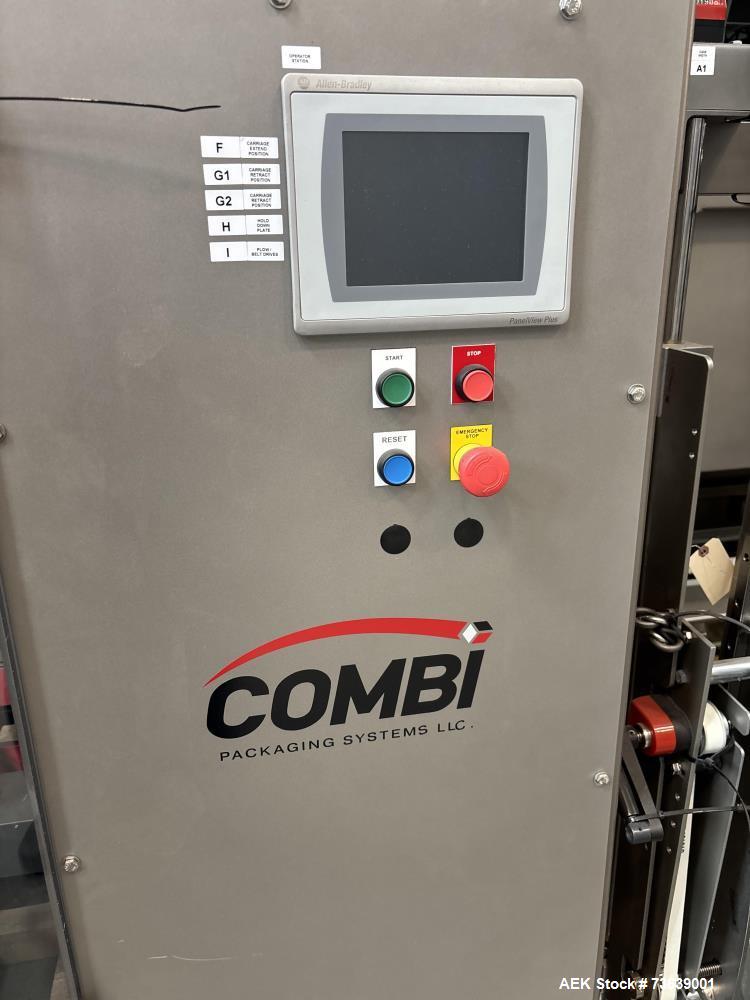 Used Combi 2-EZ-SB Case Erector & Bottom Taper – Automatic Carton Former with AccuGlide Tape Head (Up to 12 CPM)