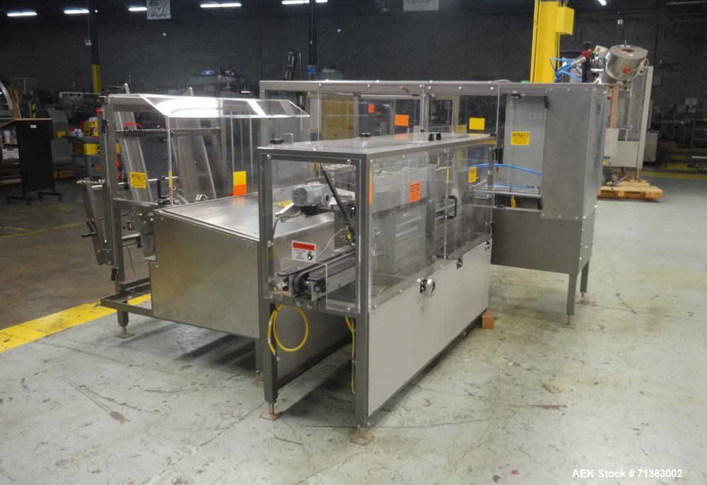 Used- Combi Model 2HL Automatic Case Erector Packer and Sealer