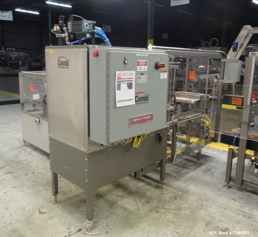 Used- Combi Model 2HL Automatic Case Erector Packer and Sealer