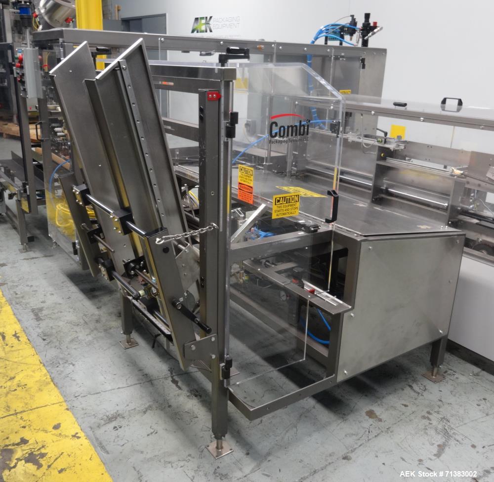 Used- Combi Model 2HL Automatic Case Erector Packer and Sealer