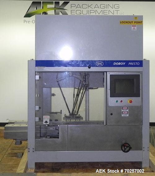 Used SIG Doboy Presto Robotic Top Load Case Packer