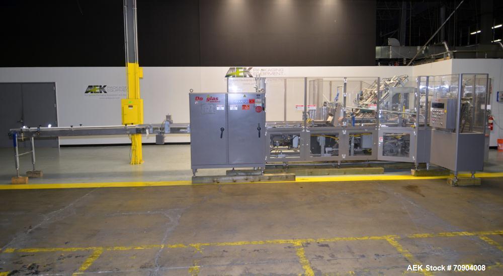Used- Douglas Machine KDCP-21 Carton Case Packer Erector and Sealer