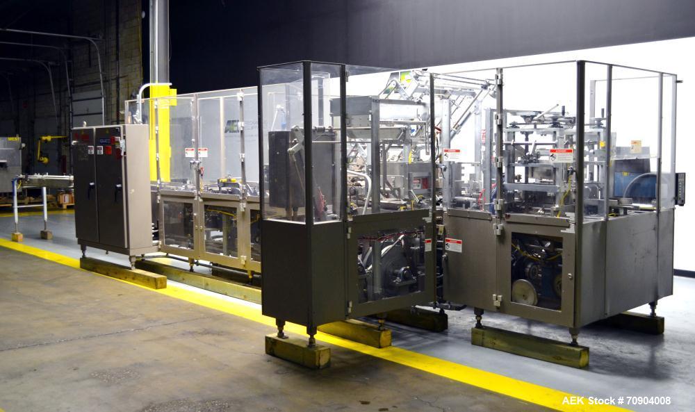 Used- Douglas Machine KDCP-21 Carton Case Packer Erector and Sealer