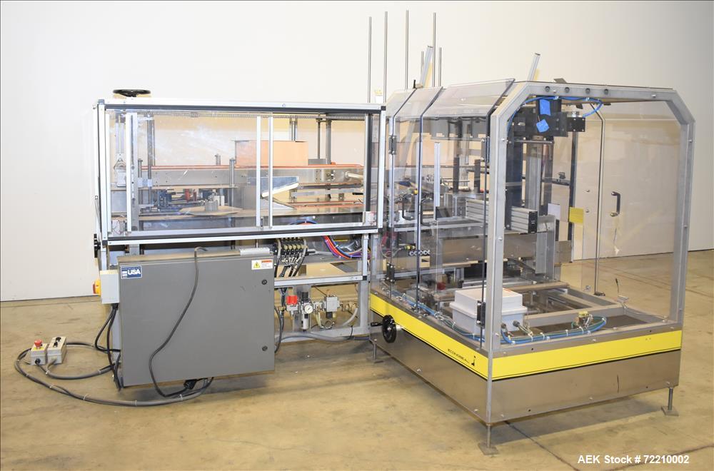 Used Econocorp Econocaser Model 8534 Automatic Case Erector Packer and Sealer f