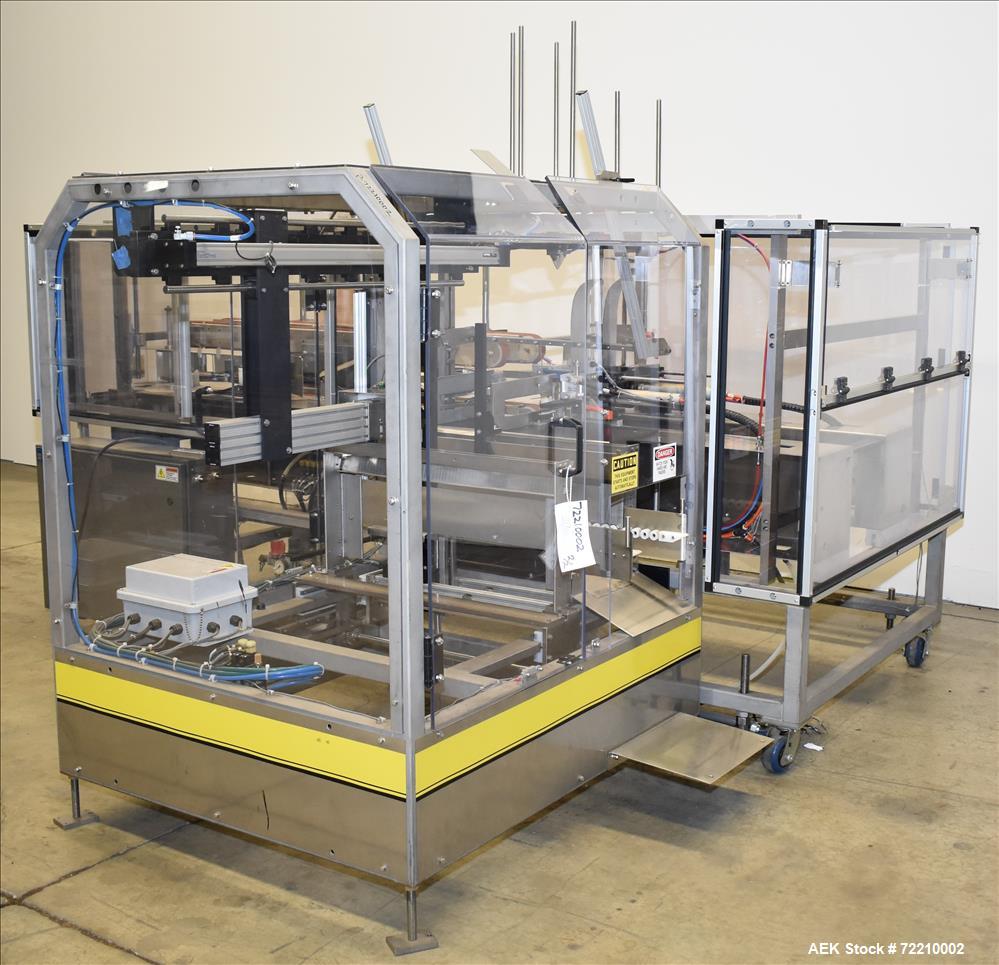 Used Econocorp Econocaser Model 8534 Automatic Case Erector Packer and Sealer f