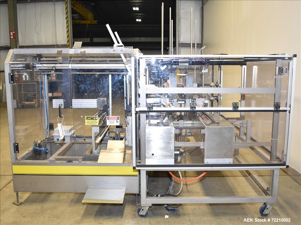 Used Econocorp Econocaser Model 8534 Automatic Case Erector Packer and Sealer f