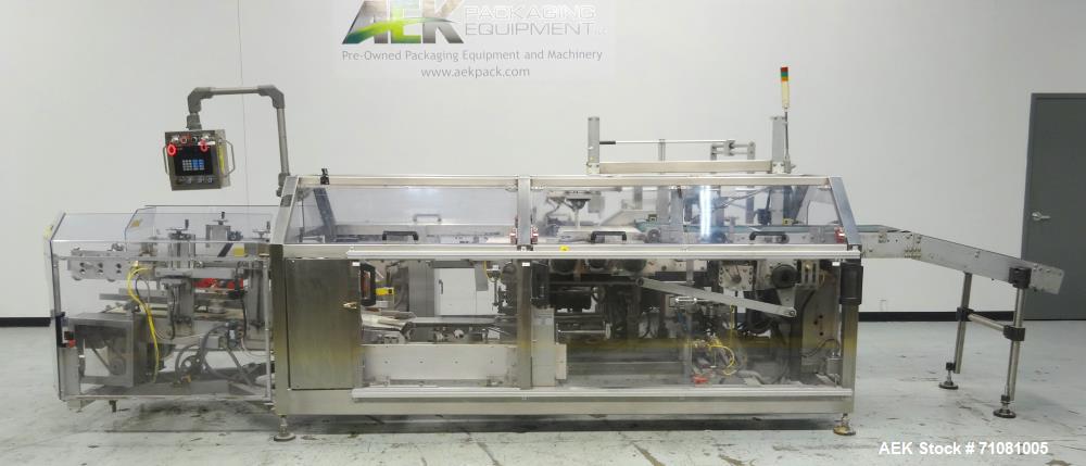 Used Fallas Model NDX-220 KR-7 Automatic Pouch/Bag Case Packer Erector Packer