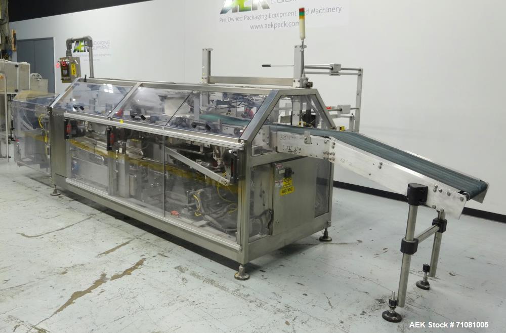 Used Fallas Model NDX-220 KR-7 Automatic Pouch/Bag Case Packer Erector Packer
