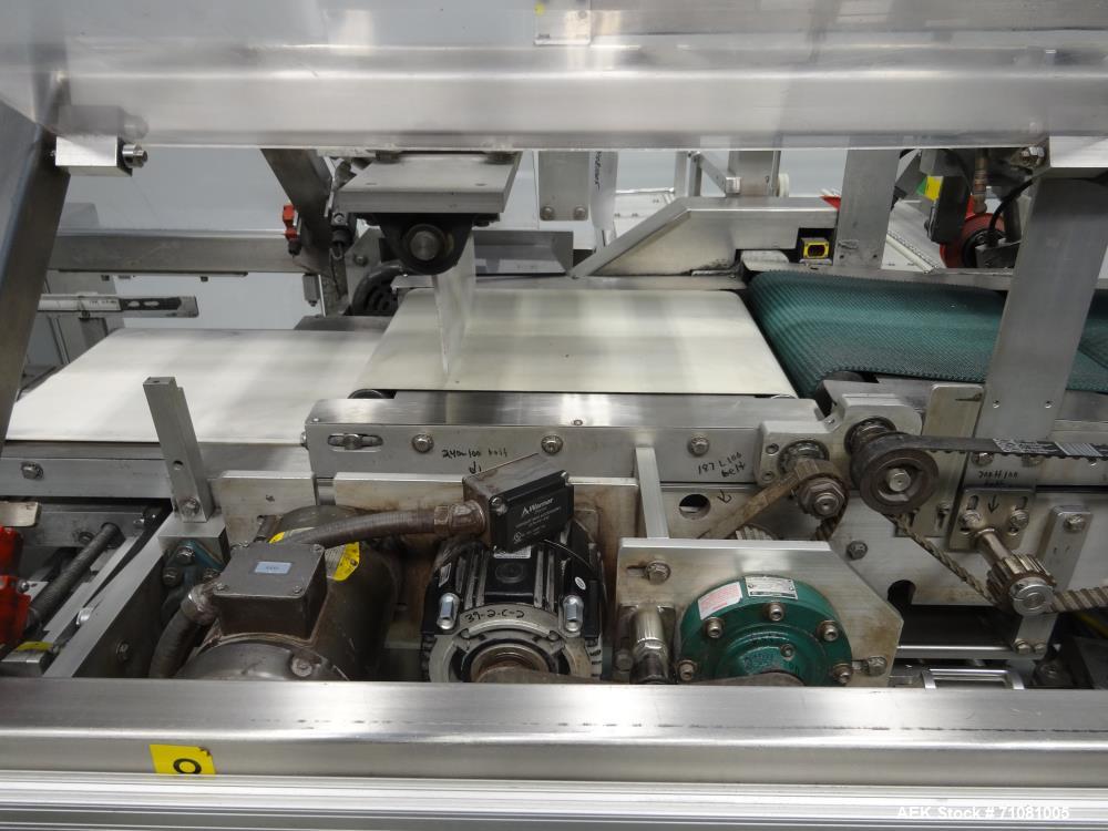 Used Fallas Model NDX-220 KR-7 Automatic Pouch/Bag Case Packer Erector Packer