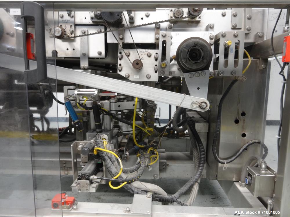 Used Fallas Model NDX-220 KR-7 Automatic Pouch/Bag Case Packer Erector Packer