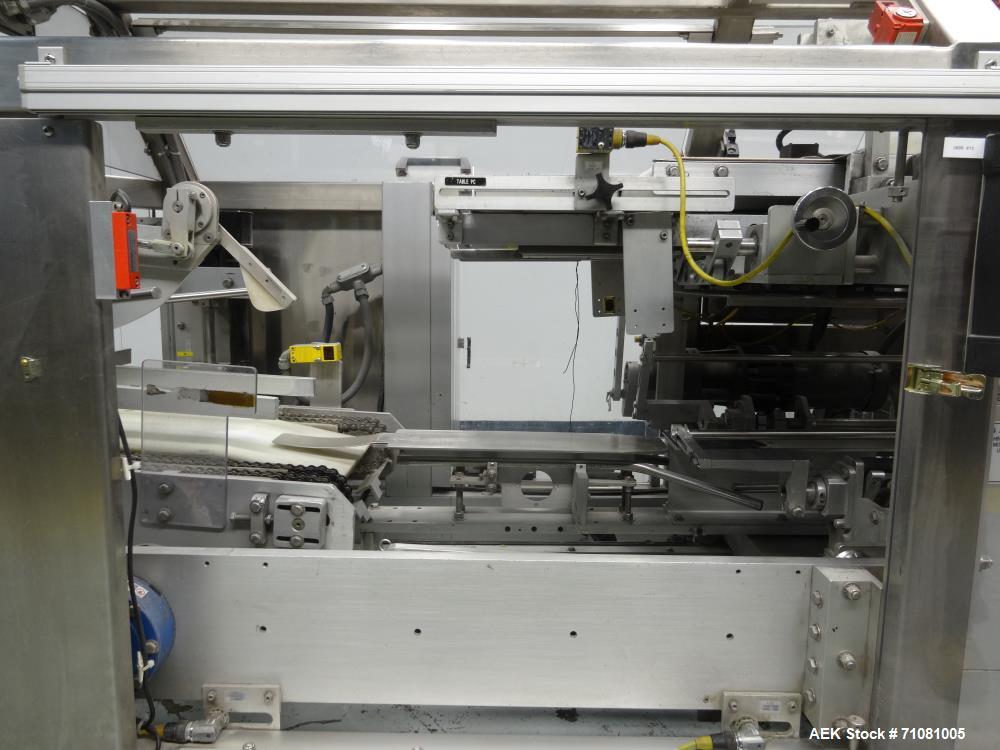 Used Fallas Model NDX-220 KR-7 Automatic Pouch/Bag Case Packer Erector Packer