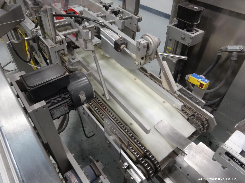 Used Fallas Model NDX-220 KR-7 Automatic Pouch/Bag Case Packer Erector Packer