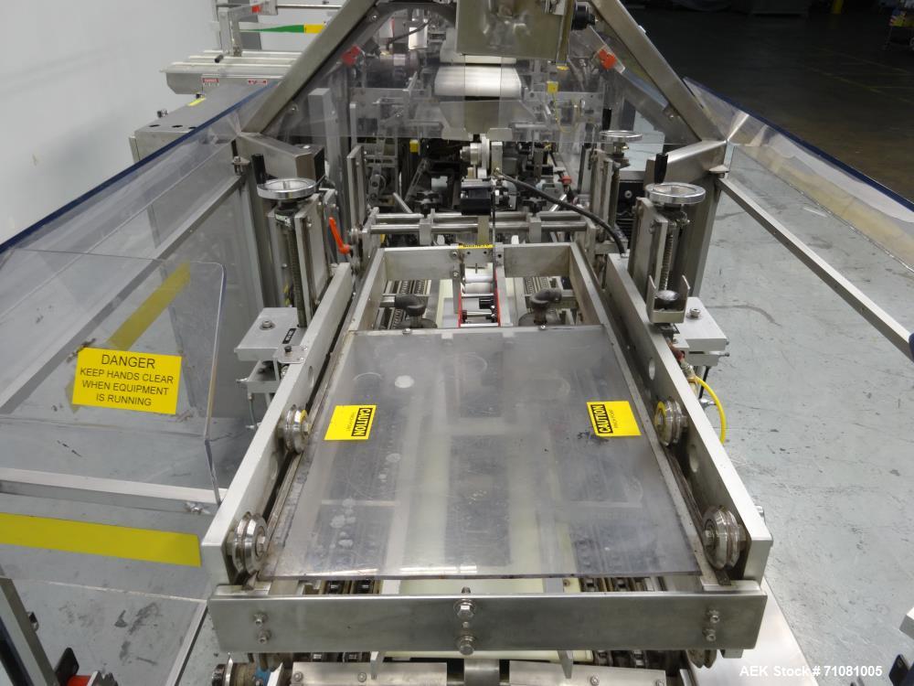 Used Fallas Model NDX-220 KR-7 Automatic Pouch/Bag Case Packer Erector Packer