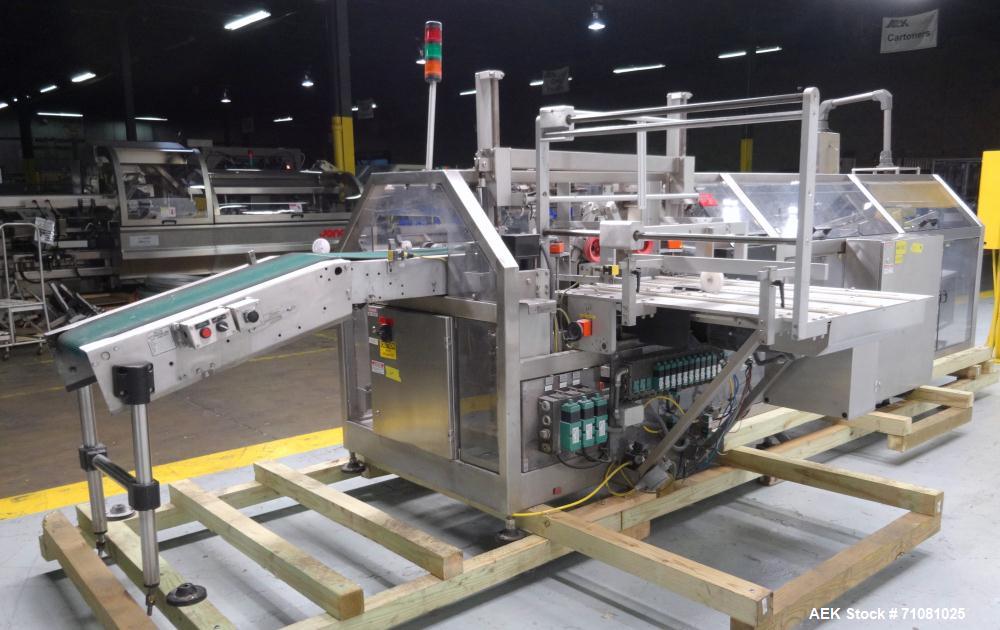 Used Fallas Model RH HS NDX-220 Automatic Pouch/Bag Case Erector Packer Sealer