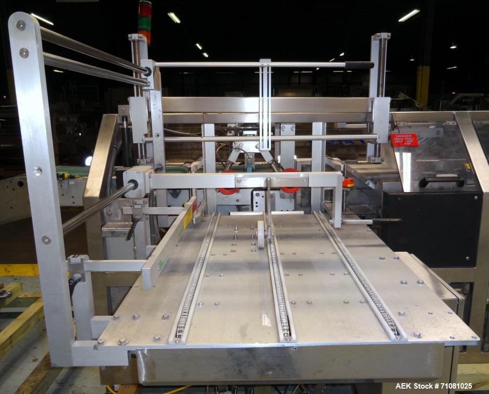 Used Fallas Model RH HS NDX-220 Automatic Pouch/Bag Case Erector Packer Sealer