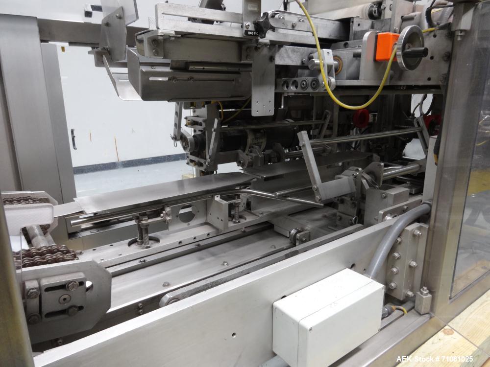 Used Fallas Model RH HS NDX-220 Automatic Pouch/Bag Case Erector Packer Sealer