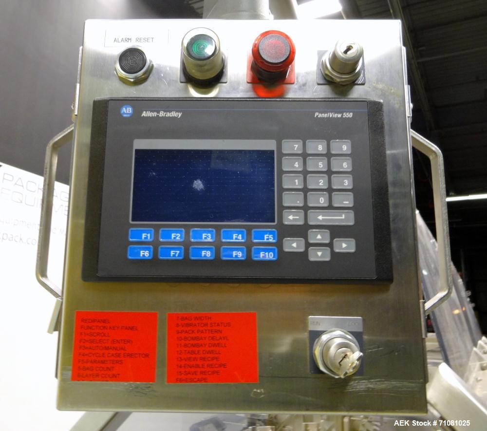 Used Fallas Model RH HS NDX-220 Automatic Pouch/Bag Case Erector Packer Sealer