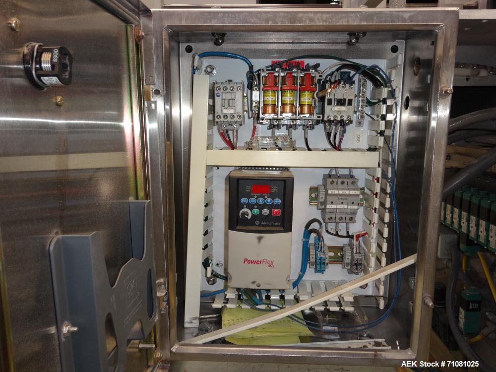 Used Fallas Model RH HS NDX-220 Automatic Pouch/Bag Case Erector Packer Sealer