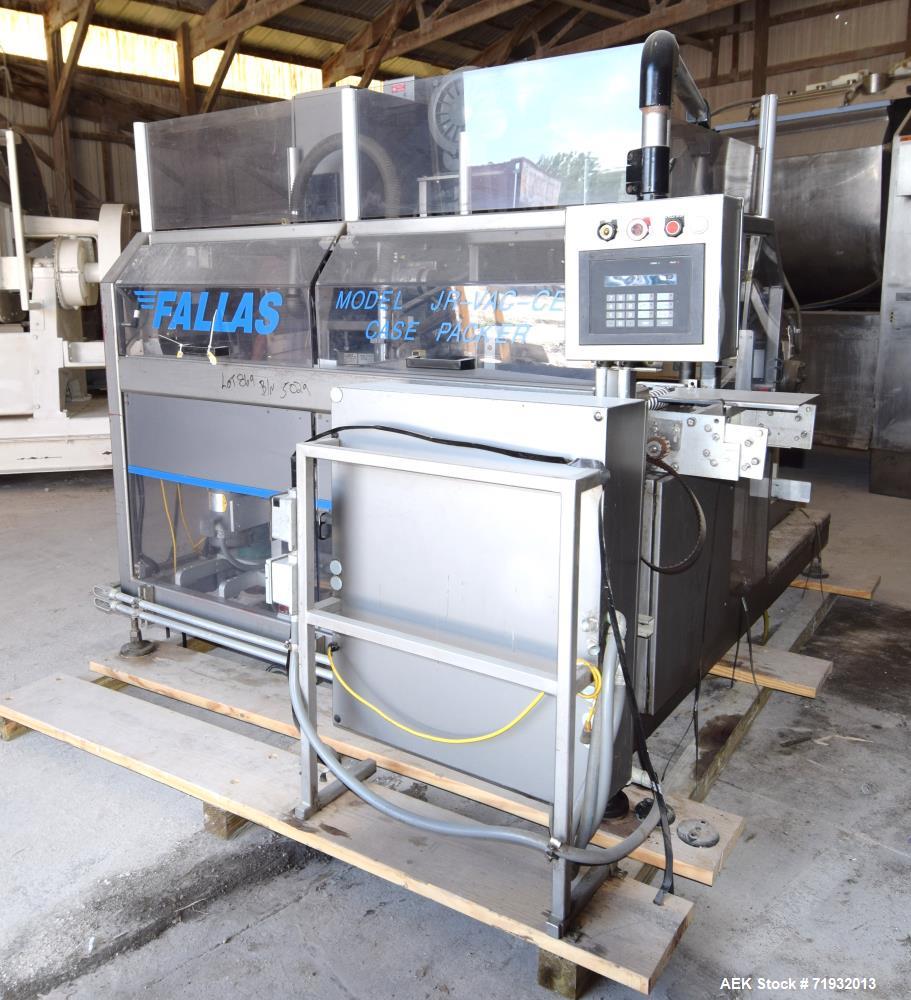 Used Fallas Jr Fallas Model R.H. VAC right hand automatic case erector and robot