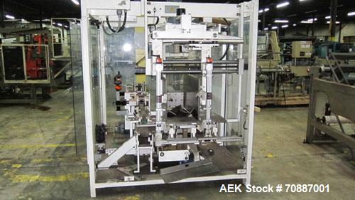 Used Focke Model 486 Automatic Case Erector, Side Load Packer, and Tape Sealer