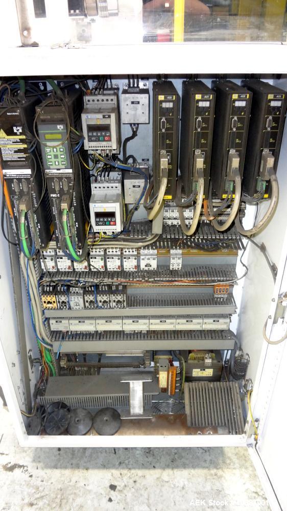 Used Focke Model 486 Automatic Case Erector, Side Load Packer, and Tape Sealer