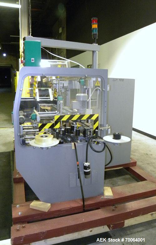 Used Marchesini/Pack Service Automatic Case Erector/Packer/Tape Sealer, Model PS510. Rated up to 13 cases and 300 cartons per minute (depending on case size and pack pattern). Case Size Range: 5.6" -...