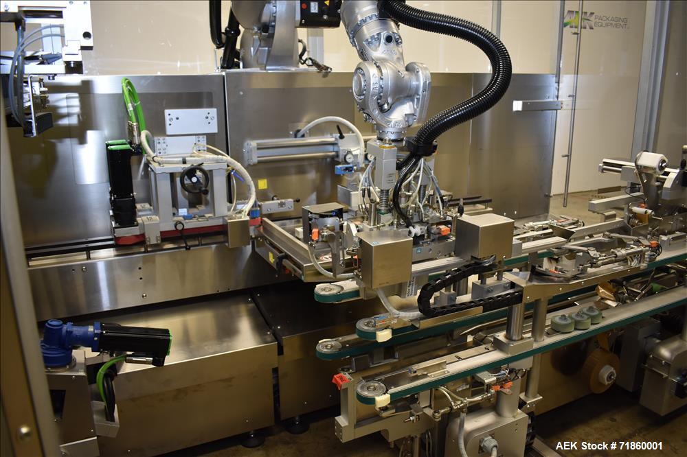 Used- Pester Pharmaceutical or Cosmetic Robotic Case Packer