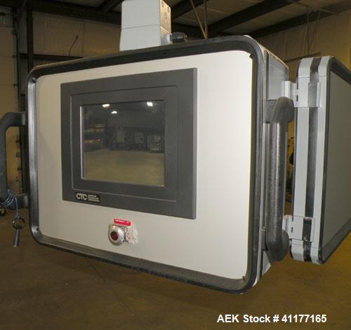 Used Rockford Midland Case Packer, Model  808TS. Last running at speeds of 200 cpm. Has down stacker, AB SLC 5/03 PLC controller. Max case size: 15" long x 11" wide x 10" deep.  Last running cases 8....
