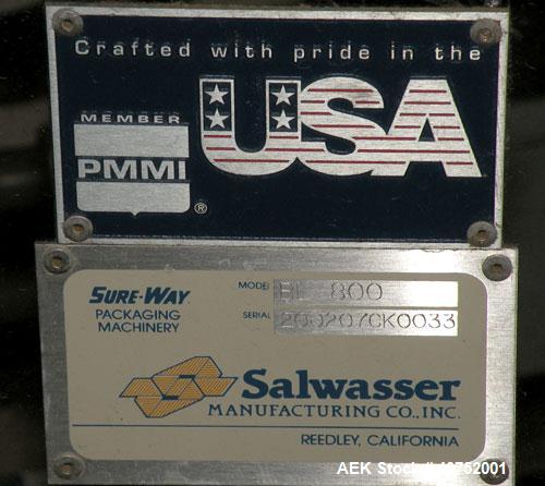 Used Salwasser Case/Erector/Packer/Sealer, Model BL800