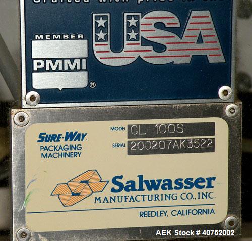 Used Salwasser Case/Erector/Packer/Sealer, Model CL 100S