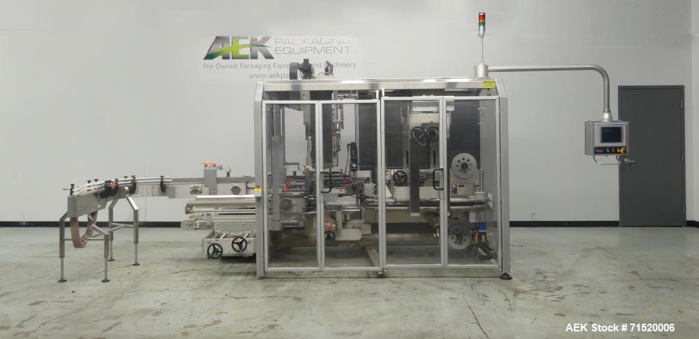 Used Serpa Model P250LH Top Load Case Packer.