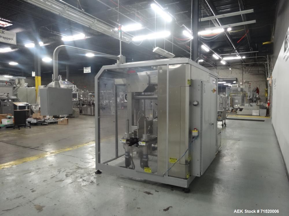 Used Serpa Model P250LH Top Load Case Packer.