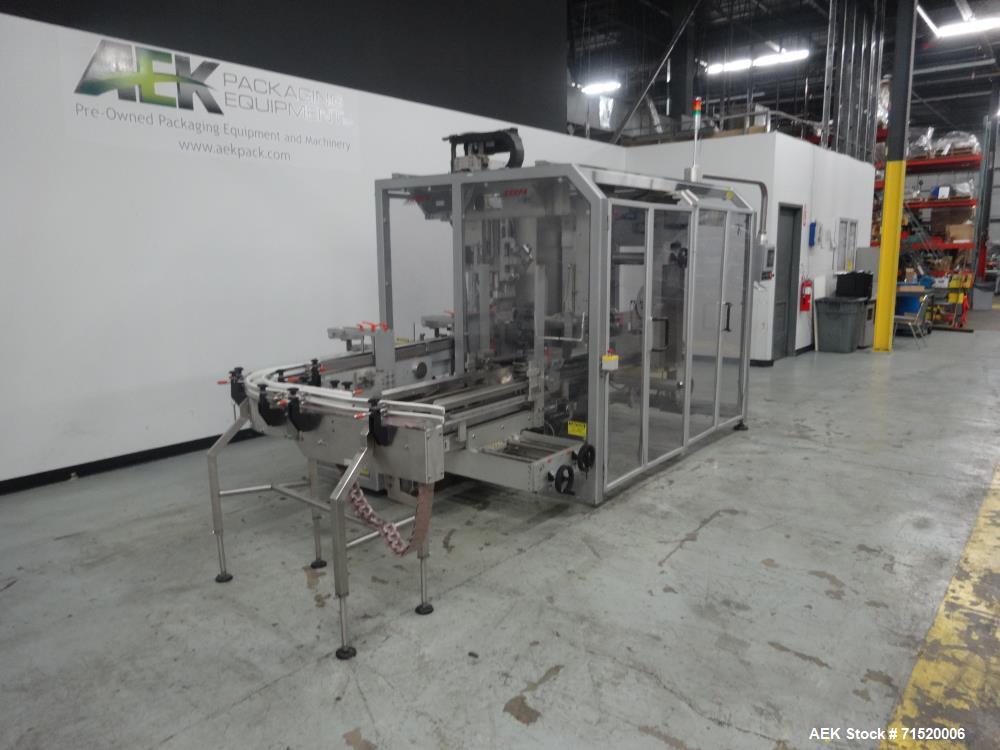 Used Serpa Model P250LH Top Load Case Packer.