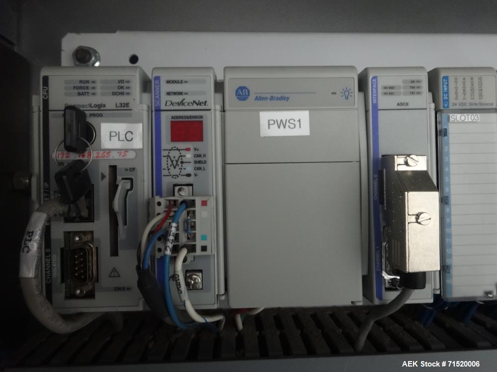 Used Serpa Model P250LH Top Load Case Packer.