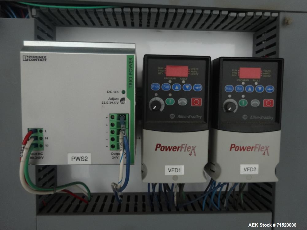 Used Serpa Model P250LH Top Load Case Packer.