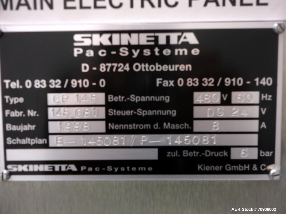 Used- Christ Packaging (Skinetta) Case Packer ,  Model CP145