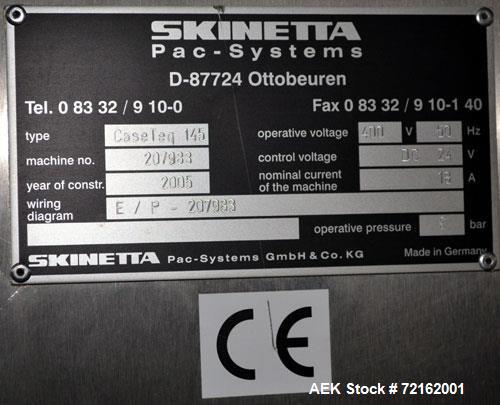 Used Christ Packaging (Skinetta) Model Case Teq 145 Advance Case Packer