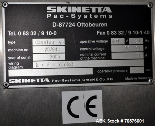 Unused- Christ Packaging (Skinetta) Model Case Teq 145 Advance Case Packer